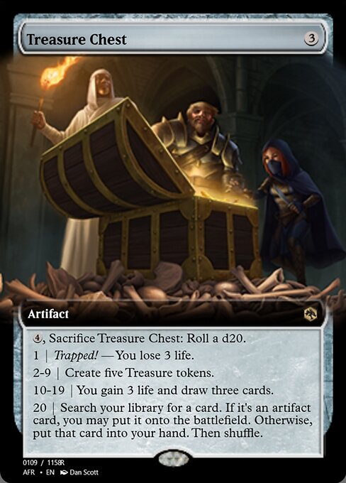 Сундук с Сокровищами (Treasure Chest) - Adventures in the Forgotten Realms (#397) - Illustrated by Scott Murphy - Magic: The Gathering Card