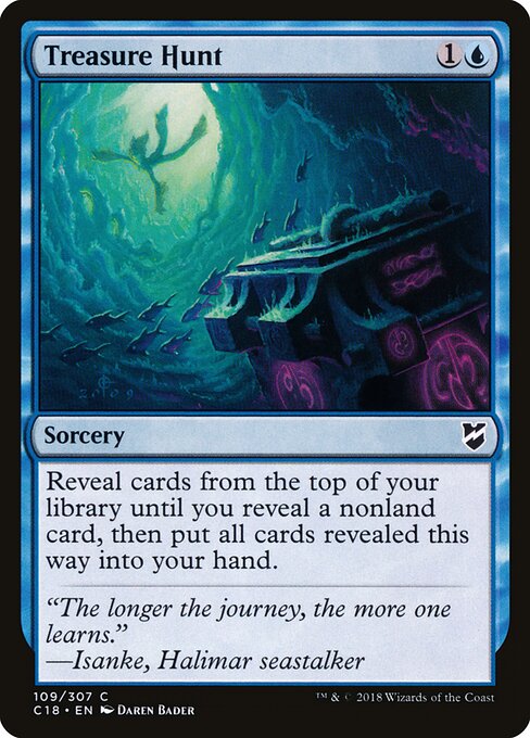 Treasure Hunt - Commander 2018 Magic card