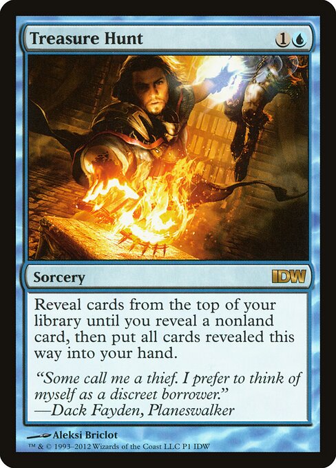 Caccia al Tesoro (Treasure Hunt) - Commander 2018 (#109) - Illustrated by Daren Bader - Magic: The Gathering Card