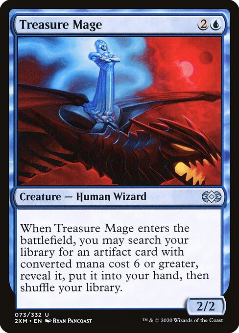 Treasure Mage - Double Masters Magic card