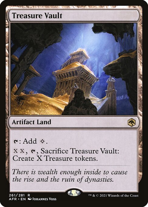Treasure Vault - Adventures in the Forgotten Realms Magic card
