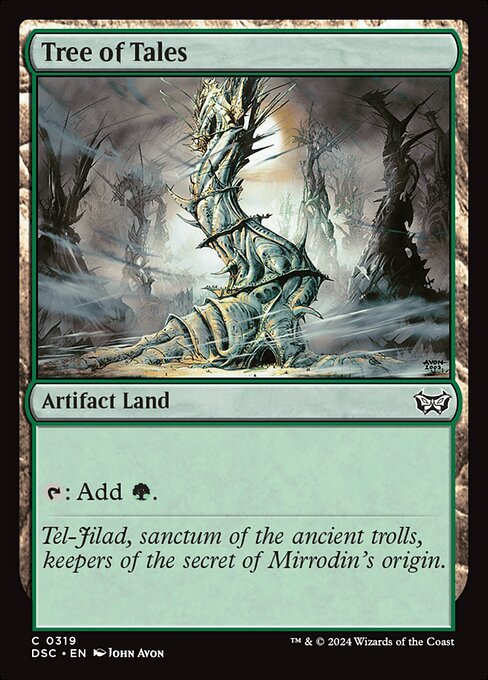 Tree of Tales - Duskmourn: House of Horror Commander Magic card