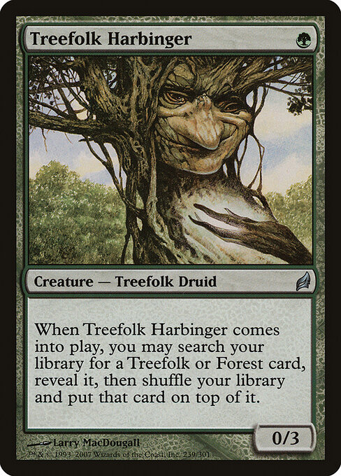 Treefolk Harbinger - Lorwyn Magic card