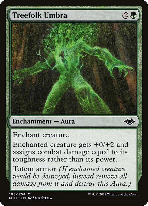Treefolk Umbra - Modern Horizons Magic card