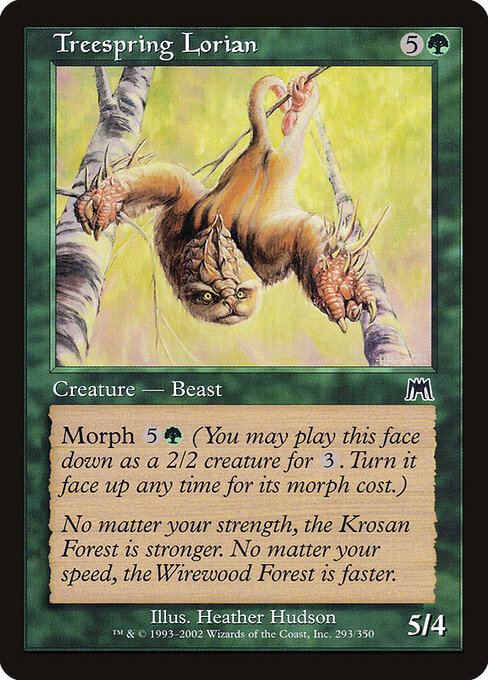 Treespring Lorian - Onslaught Magic card