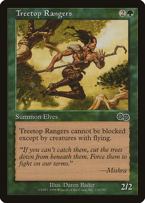 Treetop Rangers - Urza's Saga Magic card