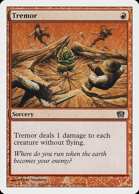 Tremor - Eighth Edition Magic card