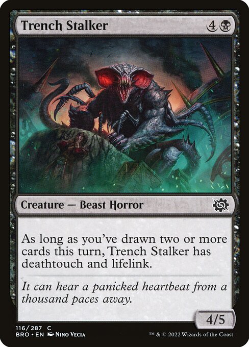 Trench Stalker - The Brothers' War Magic card