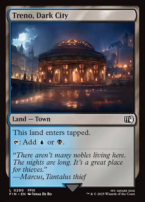 Treno, Dark City - Final Fantasy Magic card