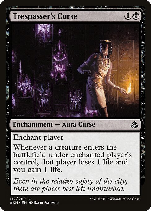 Trespasser's Curse - Amonkhet Magic card