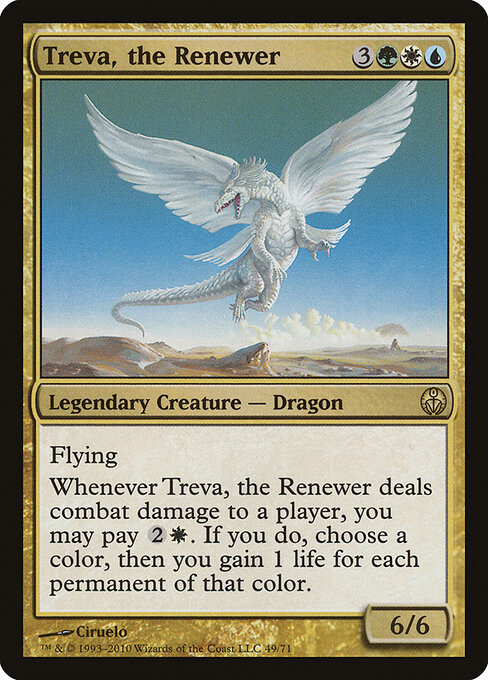 Treva, the Renewer - Duel Decks: Phyrexia vs. the Coalition (#49) - Illustrated by Ciruelo - Magic: The Gathering Card