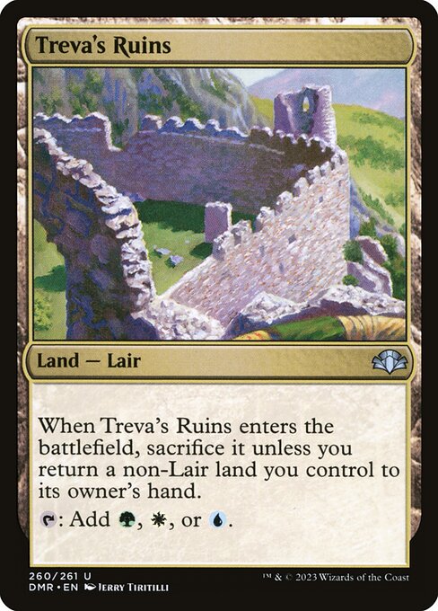 Treva's Ruins - Dominaria Remastered Magic card