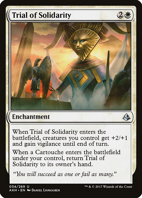 Trial of Solidarity - Amonkhet Magic card