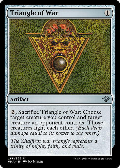 Triangle of War - Vintage Masters Magic card