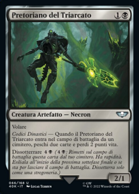 Pretoriano dos Triarcas (Triarch Praetorian) - Warhammer 40,000 Commander (#66) - Illustrated by Lucas Terryn - Magic: The Gathering Card