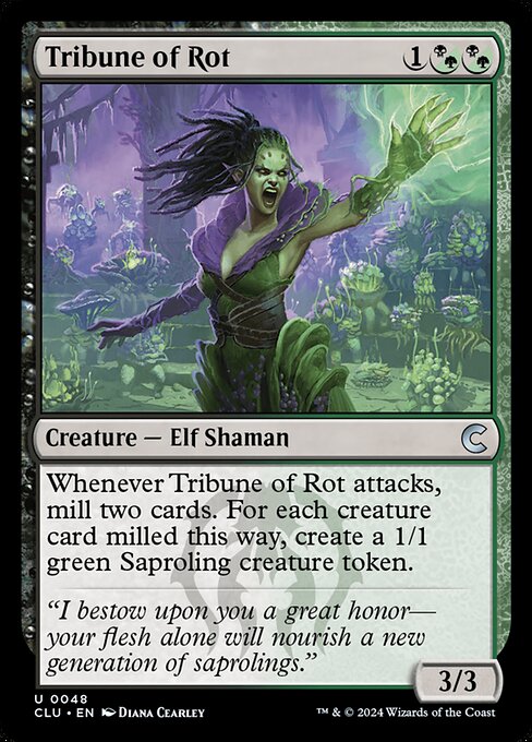 Tribune of Rot - Ravnica: Clue Edition Magic card