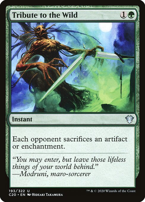Tribute to the Wild - Commander 2020 Magic card