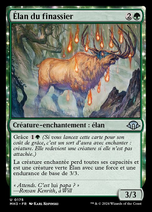 Élan du finassier (Trickster's Elk) - Modern Horizons 3 (#175) - Illustrated by Karl Kopinski - Magic: The Gathering Card