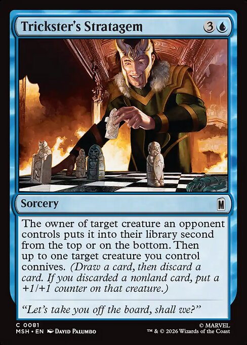 Trickster's Stratagem - Marvel Super Heroes Magic card
