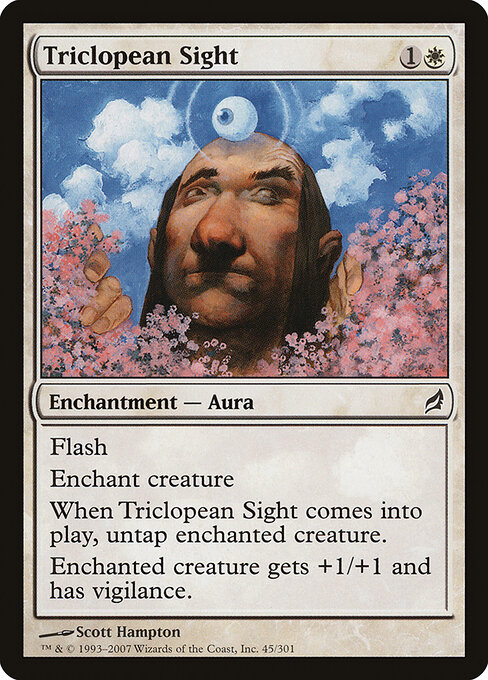 Triclopean Sight - Lorwyn Magic card