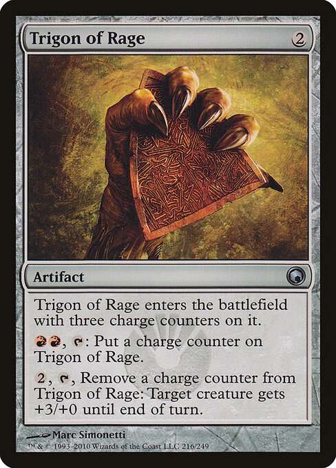 Trigon of Rage - Scars of Mirrodin Magic card