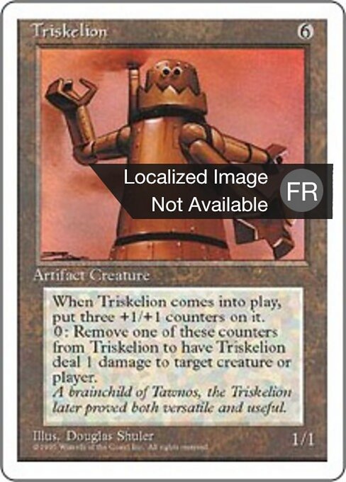 Triskelion - Fourth Edition (#354) - Illustrated by Douglas Shuler - Magic: The Gathering Card