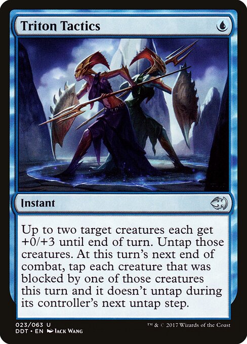 Triton Tactics - Duel Decks: Merfolk vs. Goblins Magic card