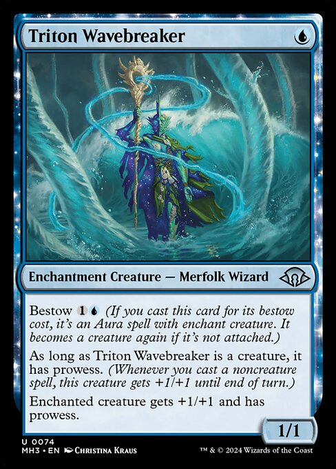 Triton Wavebreaker - Modern Horizons 3 Magic card