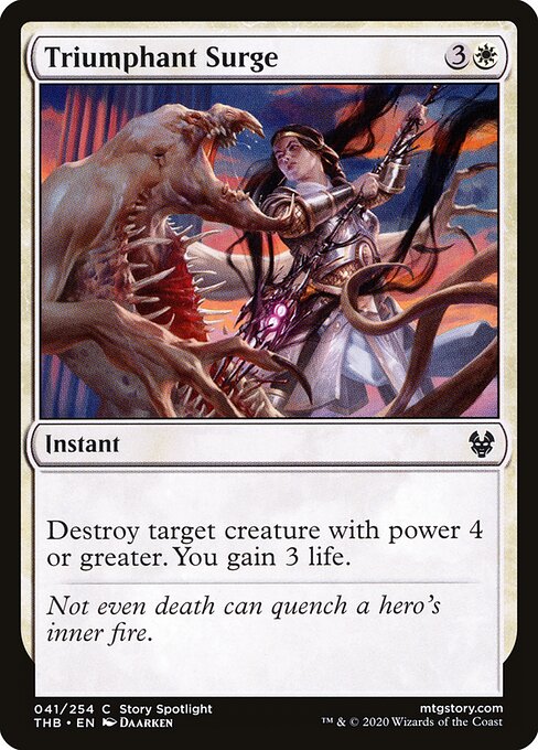 Triumphant Surge - Theros Beyond Death Magic card