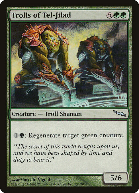 Trolls of Tel-Jilad - Mirrodin Magic card