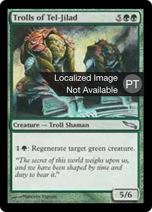 Trolls of Tel-Jilad - Mirrodin (#136) - Illustrated by Marcelo Vignali - Magic: The Gathering Card