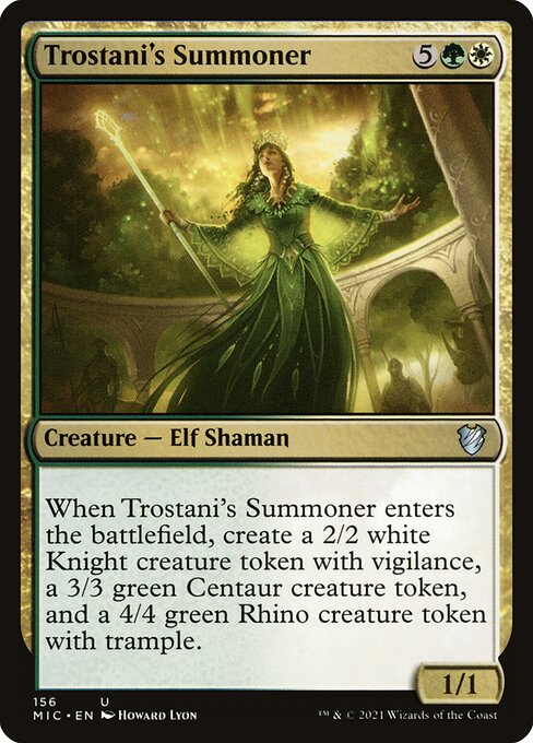Trostani's Summoner - Midnight Hunt Commander Magic card