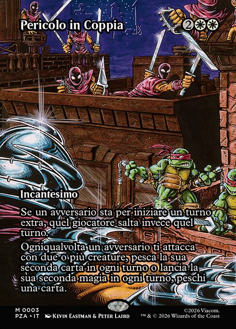 Trouble in Pairs - Murders at Karlov Manor Commander (#326) - Illustrated by Fay Dalton - Magic: The Gathering Card