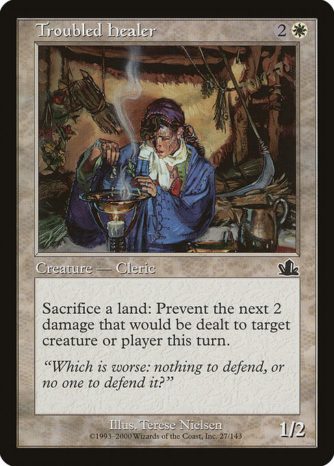 Troubled Healer - Prophecy Magic card