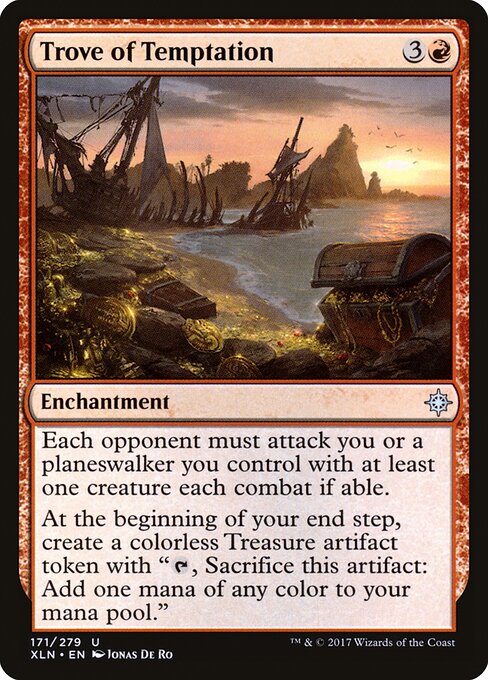 Trove of Temptation - Ixalan (#171) - Illustrated by Jonas De Ro - Magic: The Gathering Card