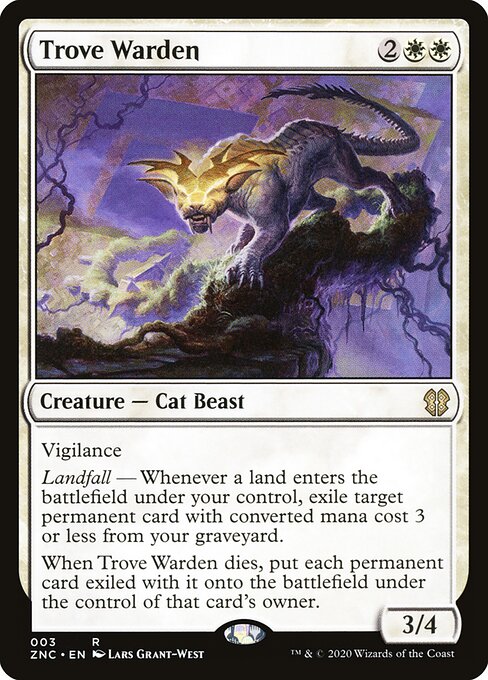 Trove Warden - Zendikar Rising Commander Magic card
