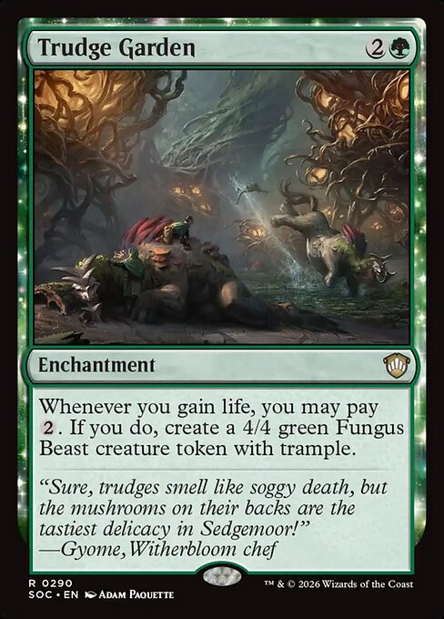 Trudge Garden - Secrets of Strixhaven Commander Magic card