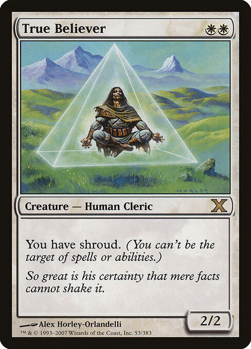 True Believer - Tenth Edition Magic card