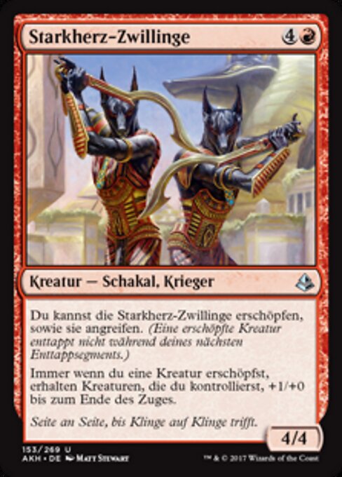 Jumeaux au cœur pur (Trueheart Twins) - Foundations Jumpstart (#605) - Illustrated by Matt Stewart - Magic: The Gathering Card
