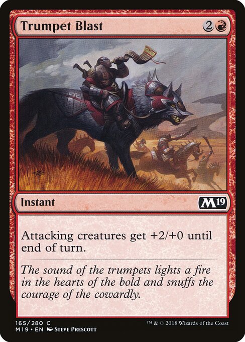 Trumpet Blast - Core Set 2019 Magic card