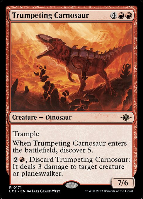 Trumpeting Carnosaur - The Lost Caverns of Ixalan Magic card