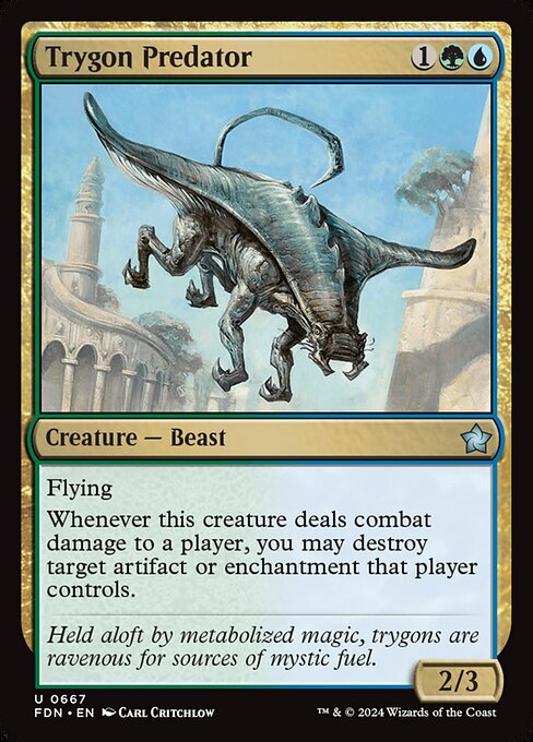 Trygon Predator - Foundations Magic card