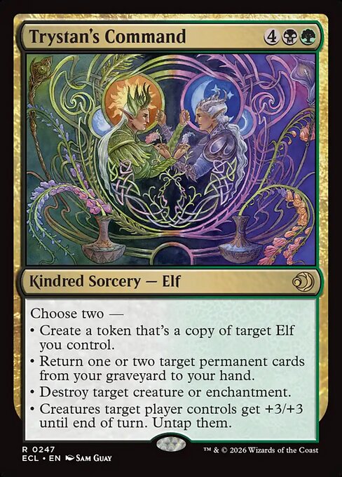 Trystan's Command - Lorwyn Eclipsed Magic card
