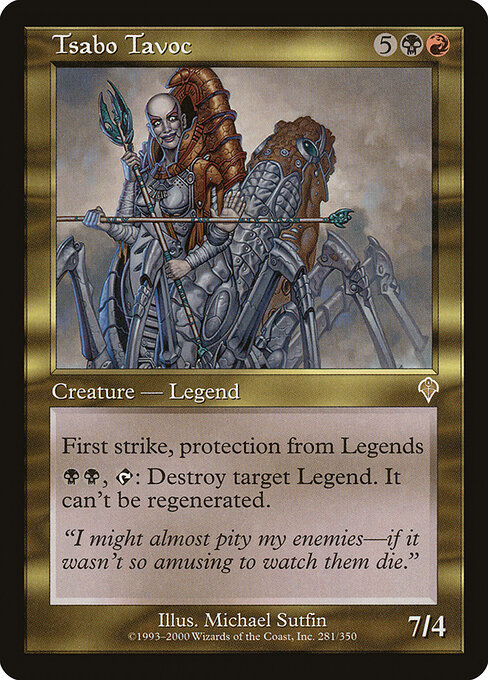 Tsabo Tavoc - Invasion Magic card