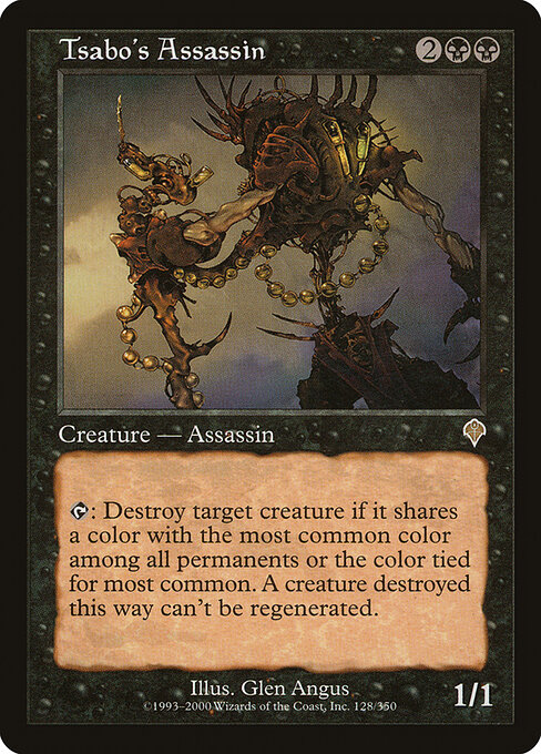 Tsabo's Assassin - Invasion (#128) - Illustrated by Glen Angus - Magic: The Gathering Card