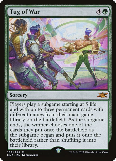 Tug of War - Unfinity Magic card