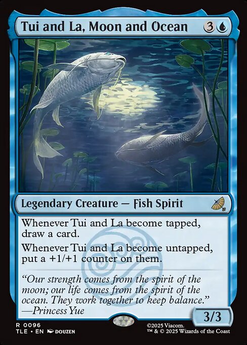 Tui and La, Moon and Ocean - Avatar: The Last Airbender Eternal Magic card