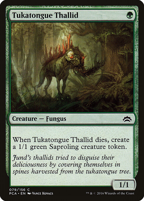 Tukatongue Thallid - Planechase Anthology Magic card