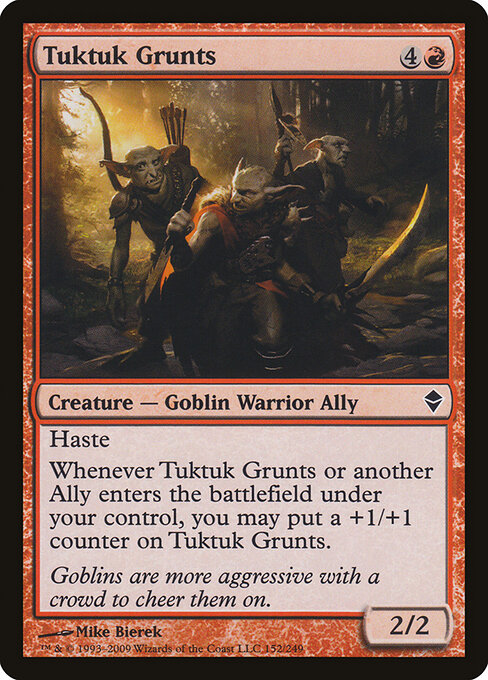 Tuktuk Grunts - Zendikar Magic card