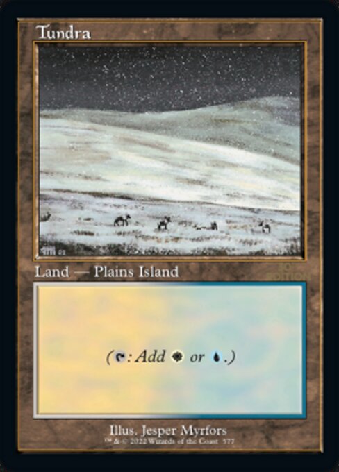 Tundra - 30th Anniversary Edition (#577) - Illustrated by Jesper Myrfors - Magic: The Gathering Card